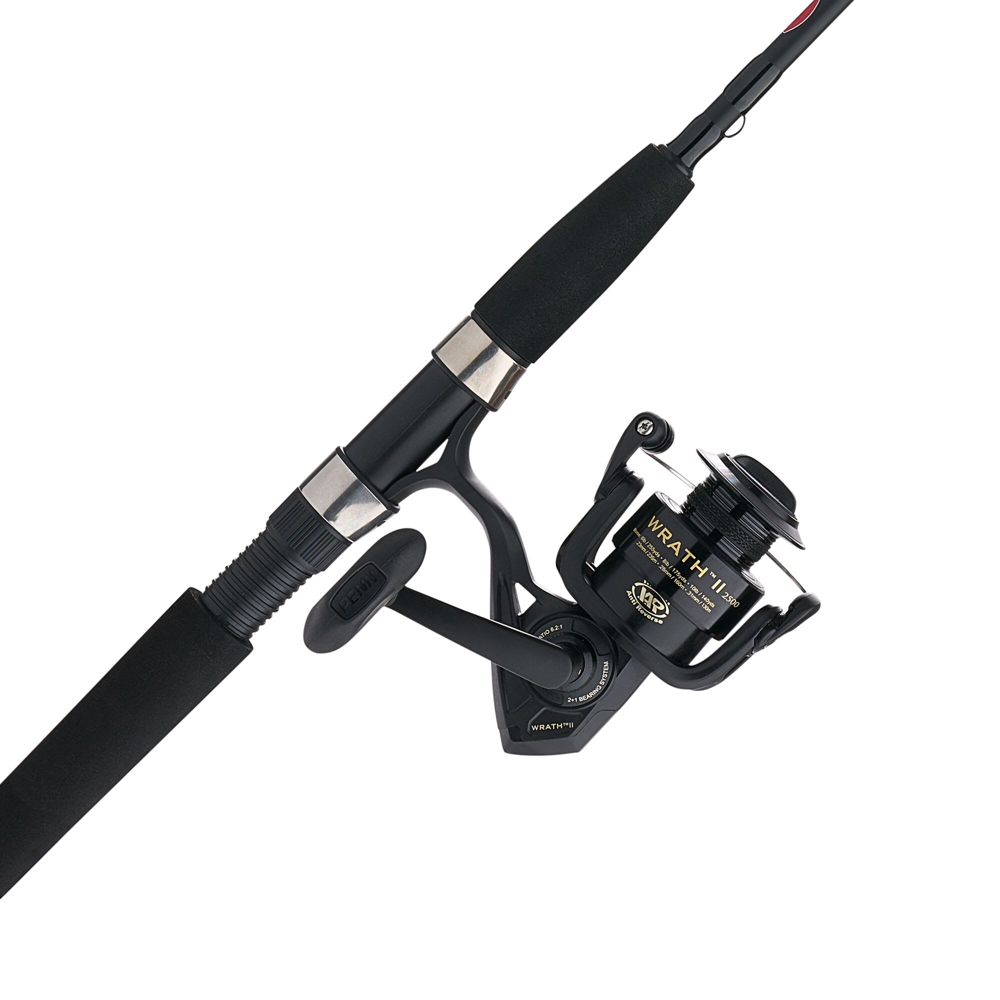 PENN_WrathIISpinningCombo_WRTHII2500662ML_alt3_e1037c2d-f262-427f-bd35-31a81bdfd395 Wrath® II Spinning Combo - Image 1