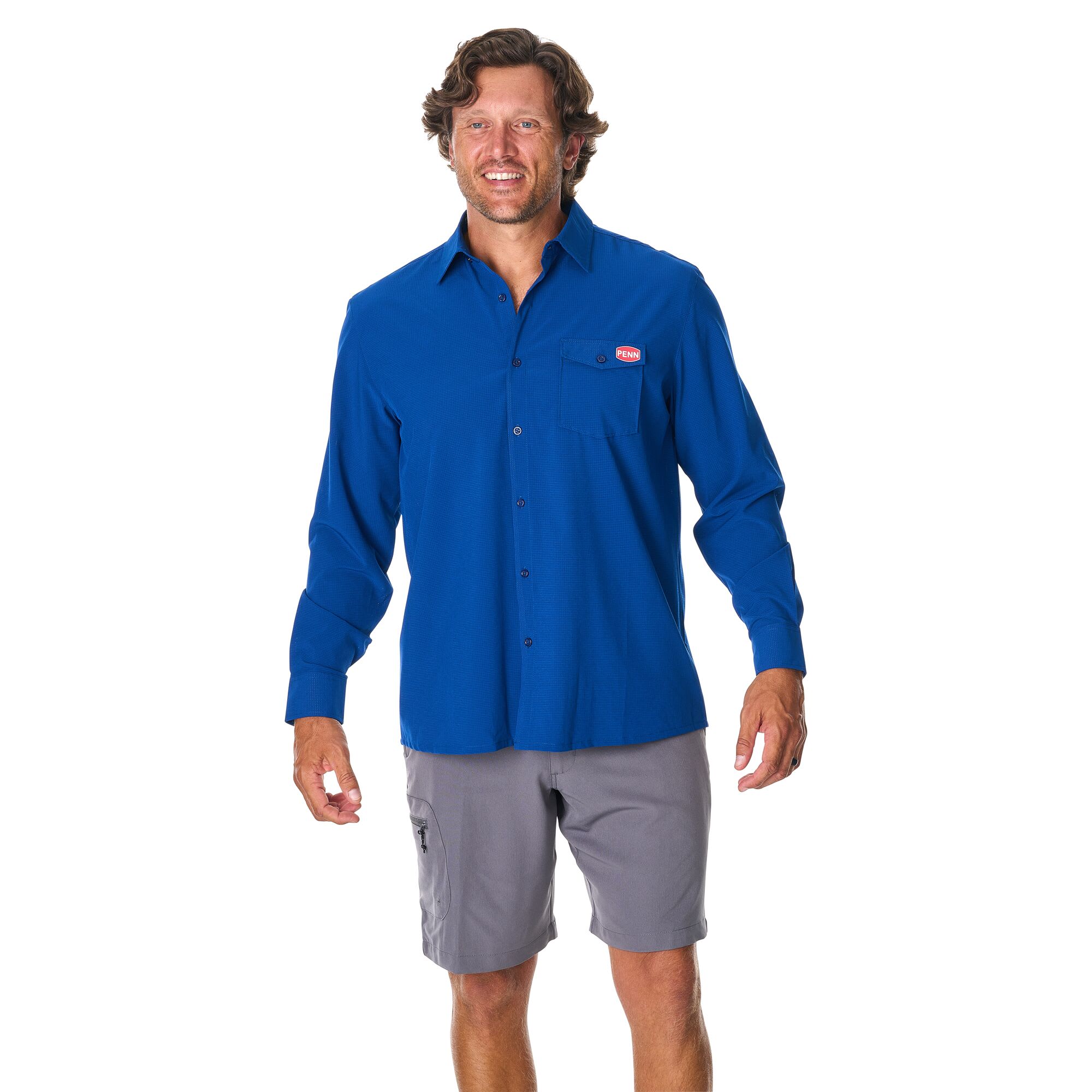 PEN_PerformanceLongSleeveOvershirt_1644863_DarkBlue_alt1_2db2bd78-9d0c-4ba8-944d-bf02ac379055 Performance Long Sleeve Overshirt - Image 1