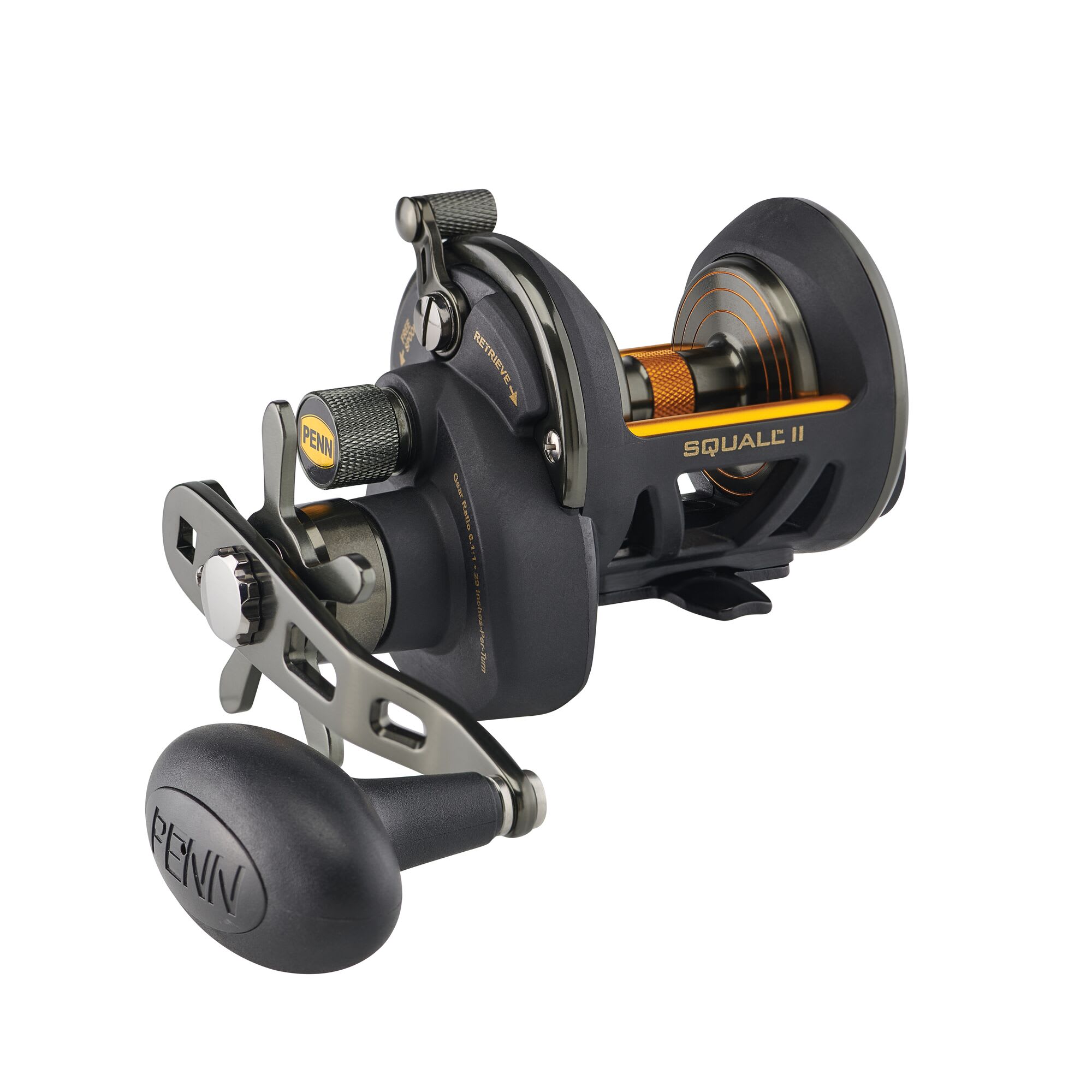 Penn_Squall_II_Star_Drag_Reel_SQLII12SD_alt1_e6b0b4ff-7681-49c4-ba4a-1ad9523d649b Squall® II Star Drag Conventional Reel - Image 1